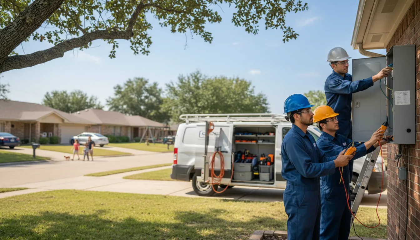Certified electrician providing emergency electrical services in Tea, SD